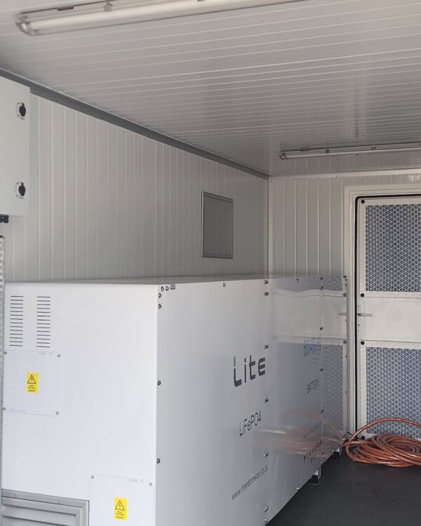 Inside solar istallation setup